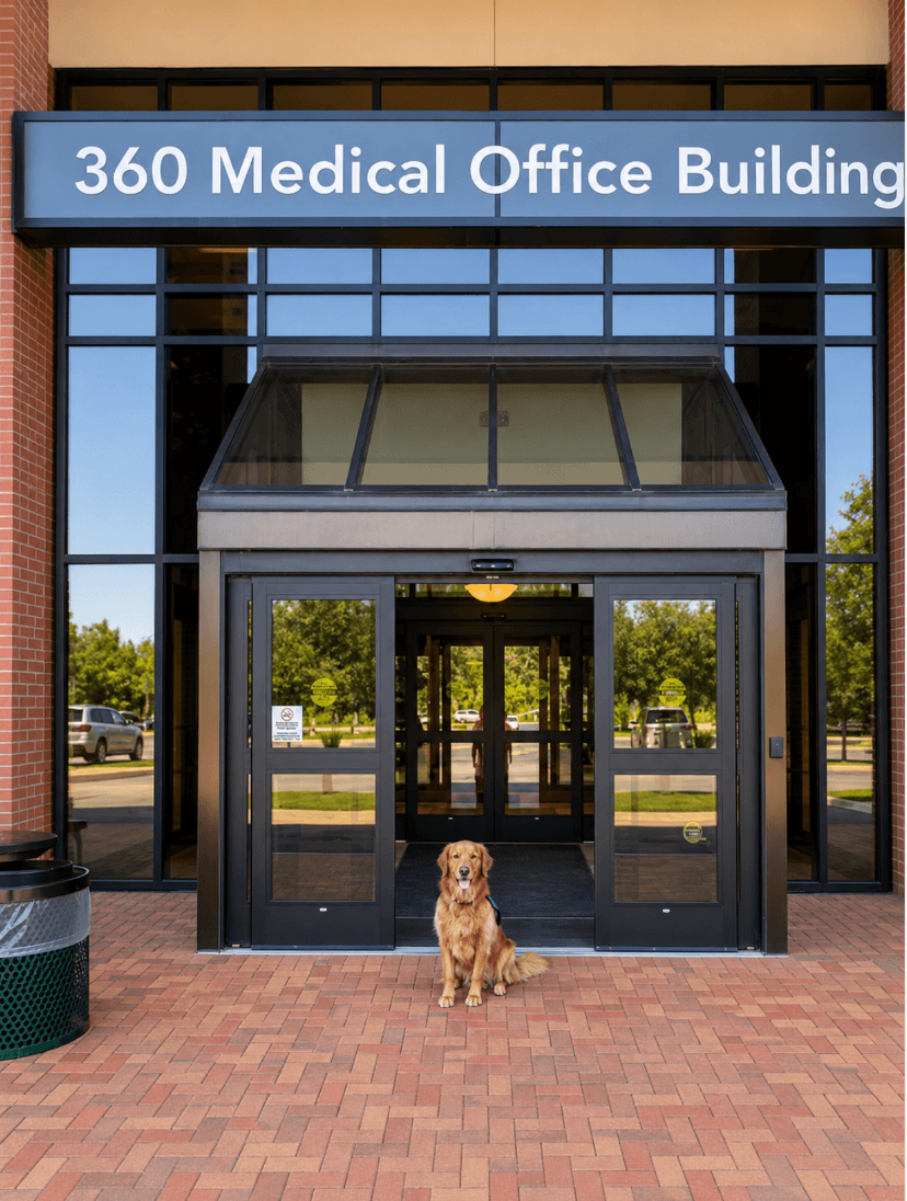 Entrance to 360 Medical Office Building